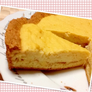 おからdeタルトケーキ♪飲むヨーグルト味20cm型